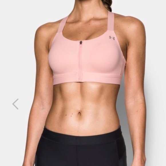 Under Armour Zip Front Sports Bra - 34DD - Picture 1 of 8